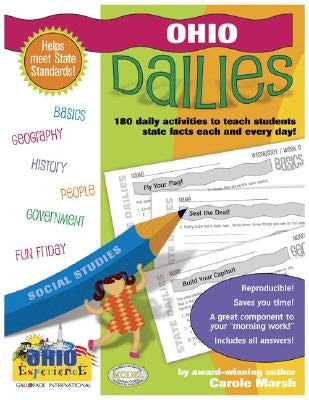 Ohio Dailies: 180 Daily Activities for Kids by Marsh, Carole