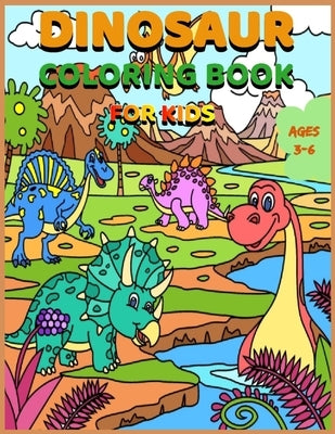 Dinosaur Coloring Book for Kids Ages 3-6: Jumbo Kids Coloring Book With Dinosaur Facts, 100 pages, 8.5x11 by Bear, Unic