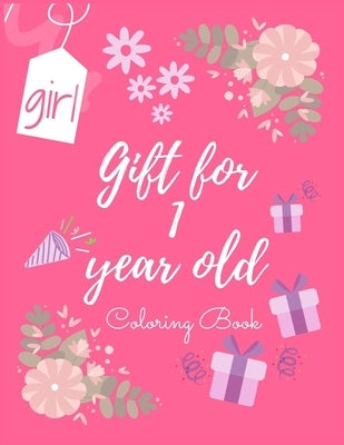 Gift for 1 year old girl: coloring book by Design*, Elhuda