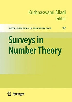 Surveys in Number Theory by Alladi, Krishnaswami