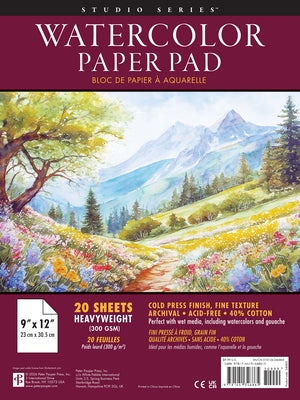 Studio Series Watercolor Paper Pad by Peter Pauper Press Inc