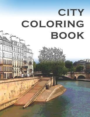 City Coloring Book: An Adult Coloring Book of Beautiful Cities in France by Book, Lance Coloring