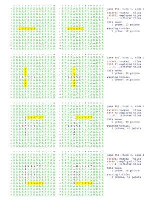 Prime Scrabble Examples 851-900 by Gurtowski, Francis