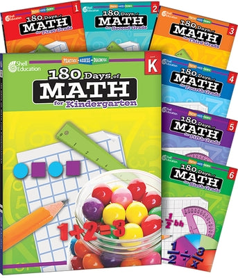 180 Days(tm) Math for K-6, 7-Book Set: Practice, Assess, Diagnose by Multiple Authors