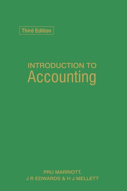 Introduction to Accounting by Marriott, Pru