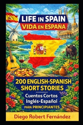 Life in Spain 200 English-Spanish Bilingual Short Stories for Beginners: Parallel Text Fiction to Explore Culture, People, and Spanish Daily Life by Fernández, Diego Robert