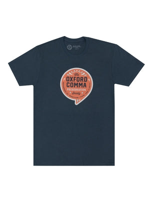Oxford Comma Preservation Society Unisex T-Shirt Small by Out of Print