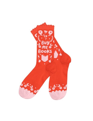 Buy Me Books Socks - Large by Out of Print
