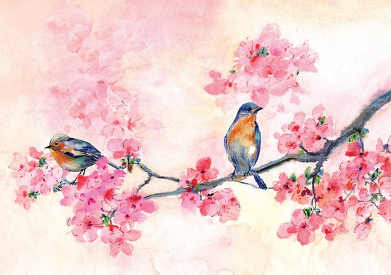 Cherry Blossoms in Spring Note Cards by Wan, Lauren