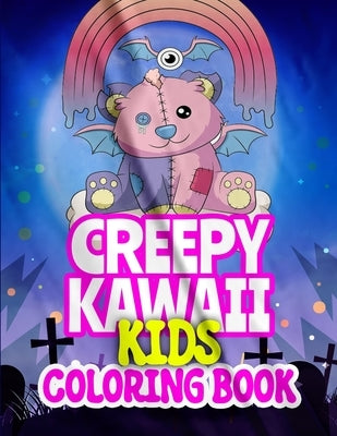 Creepy kawaii coloring book for kids: Toddler Cute kreepy Relaxation Kawaii Coloring Book by Towhid12