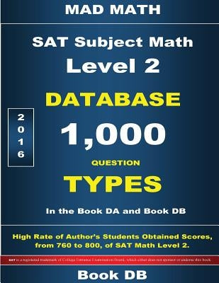 SAT Math Level 2 Database Book DB by Su, John