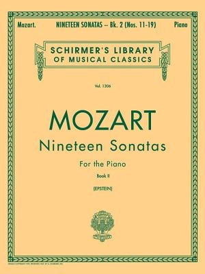 19 Sonatas - Book 2: English/Spanish Schirmer Library of Classics Volume 1306 Piano Solo by Amadeus Mozart, Wolfgang