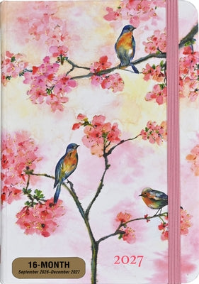 2027 Cherry Blossoms in Spring Weekly Planner (16 Months, Sept 2026 to Dec 2027) by 