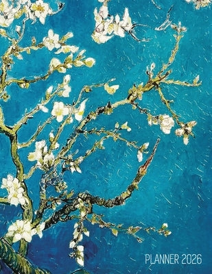 Vincent Van Gogh Planner 2026: Almond Blossom Painting Artistic Post-Impressionism Art Organizer: January-December (12 Months) by Press, Shy Panda
