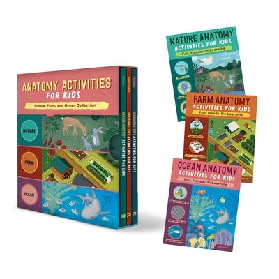 Anatomy Activities for Kids Box Set: Nature Anatomy, Farm Anatomy, and Ocean Anatomy Activities by Rockridge Press