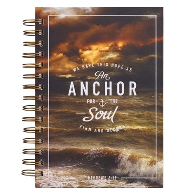 Journal Wirebound Large Anchor for the Soul by Christian Art Gifts
