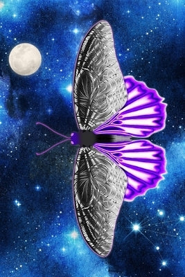 Asexual Space Butterfly Lined Notebook by Sanders, Kat