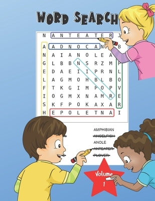 Word Search: Volume 2 - Word Search For Kids - 100 Puzzles With Solutions - 8.5" by 11" by Publishing, Bookids