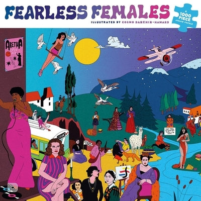 Fearless Females: A 1000 Piece Jigsaw Puzzle by Danchin-Hamard, Cosmo