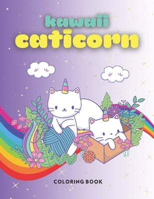 Kawaii Caticorn Coloring Book: Fun and Education for Kids by Cat, Blackie
