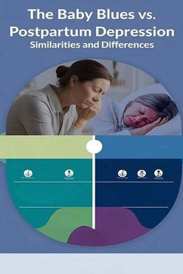 The Baby Blues vs. Postpartum Depression - Similarities and Differences: The baby blues are common for many birthing parents. However, when these feel by Evalina, Recardim Smith