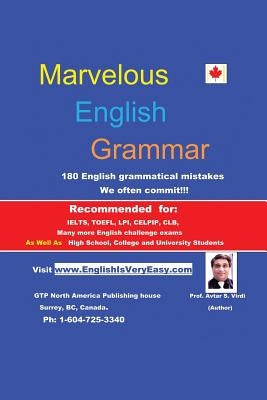Marvelous English Grammar: 180 English Grammatical Mistakes by Virdi, Avtar S.