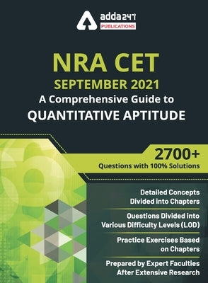 A Comprehensive Guide to Quantitative Aptitude for NRA CET Exam by Adda247