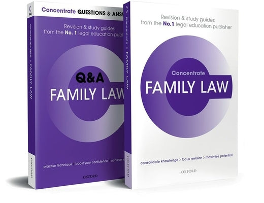 Family Law Revision Concentrate Pack: Law Revision and Study Guide by Heenan, Susan