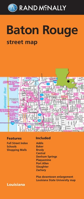 Rand McNally Folded Map: Baton Rouge Street Map by Rand McNally
