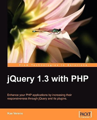 Jquery 1.3 with PHP by Verens, Kae