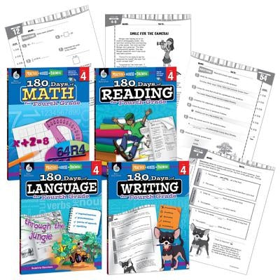 180 Days of Practice Grade 4 Bundle by Smith, Jodene