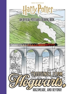 Harry Potter: Greetings from Hogwarts, Hogsmeade, and Beyond!: An Official Postcard Coloring Book by Insight Editions