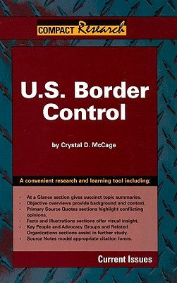 U.S. Border Control by McCage, Crystal D.