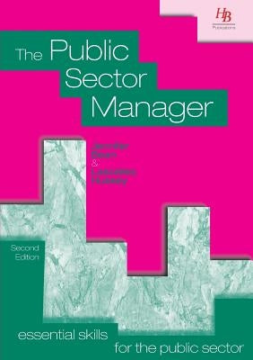 The Public Sector Manager by Bean, Jennifer