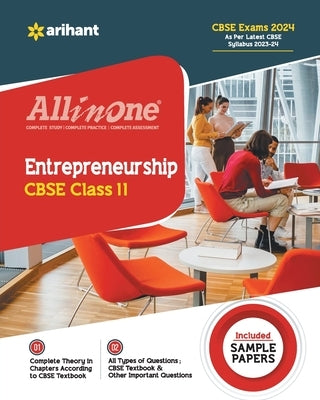 All In One Class 11th Entrepreneurship for CBSE Exam 2024 by Manglik, Shruti