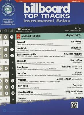 Billboard Top Tracks Instrumental Solos for Strings: Cello, Book & CD by Galliford, Bill