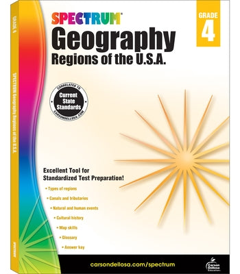 Spectrum Geography, Grade 4: Regions of the U.S.A. by Spectrum