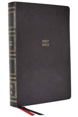 Kjv, Paragraph-Style Large Print Thinline Bible, Genuine Leather, Black, Red Letter, Thumb Indexed, Comfort Print: Holy Bible, King James Version by Thomas Nelson