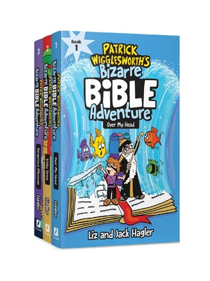 Patrick Wigglesworth's Bizarre Bible Adventure Old Testament 3-Book Set: Over My Head, Tricky Times, Dangerous Dilemmas by Hagler, Jack