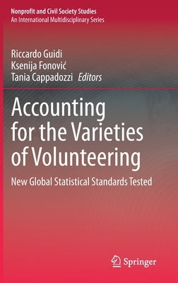 Accounting for the Varieties of Volunteering: New Global Statistical Standards Tested by Guidi, Riccardo