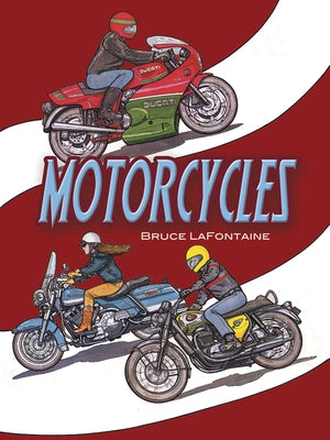 Motorcycles Coloring Book by LaFontaine, Bruce