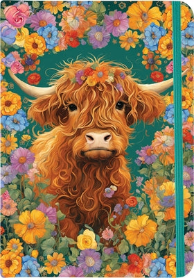 Highland Cow Journal (Deluxe Binding with Gold Gilded Pages) by 