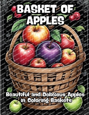 Basket of Apples: Beautiful and Delicious Apples in Coloring Baskets by Contenidos Creativos