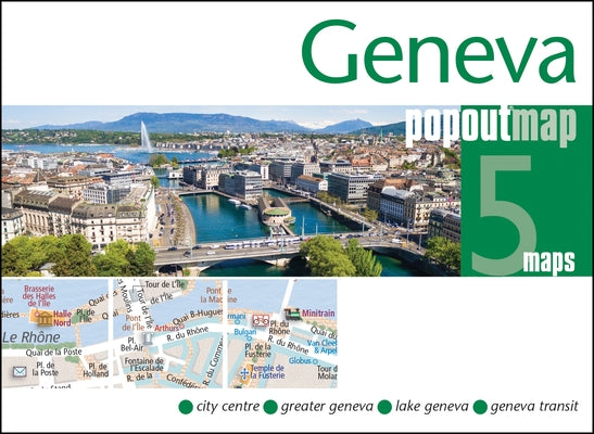 Geneva Popout Map by Map, Popout
