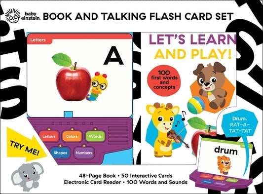 Baby Einstein: Let's Learn and Play! Book and Talking Flash Card Sound Book Set: Let's Learn to Play! by Pi Kids