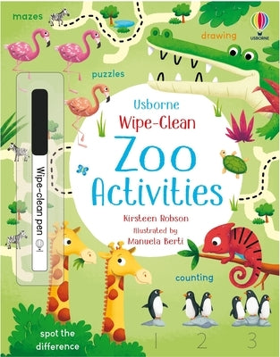 Wipe-Clean Zoo Activities by Robson, Kirsteen
