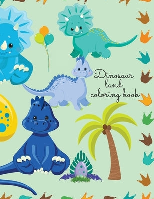 Dinosaur land coloring book by Dozaz, Cristie