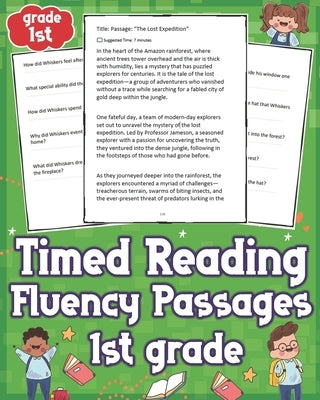 Timed Reading Fluency Passages 1st Grade: Unleash Your Child's Potential with Timed Reading Fluency Passages for 1st Grade! Boost Reading Skills Fast! by Ebony, Michaela B.