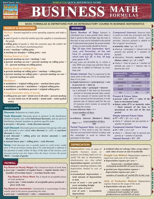 Business Math Formulas by Behara, Ravi