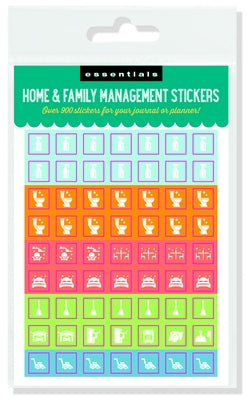 Home & Family Management Planner Stickers (Over 900 Stickers to Keep Track of Your Household) by Peter Pauper Press Inc